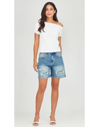 Junkfood - Disco Short in Dk Denim
