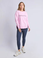 Foxwood - SIMPLIFIED METALLIC Crew Sweatdhirt - Pink