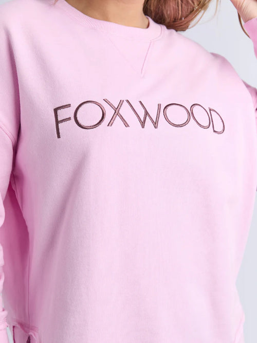 Foxwood - SIMPLIFIED METALLIC Crew Sweatdhirt - Pink