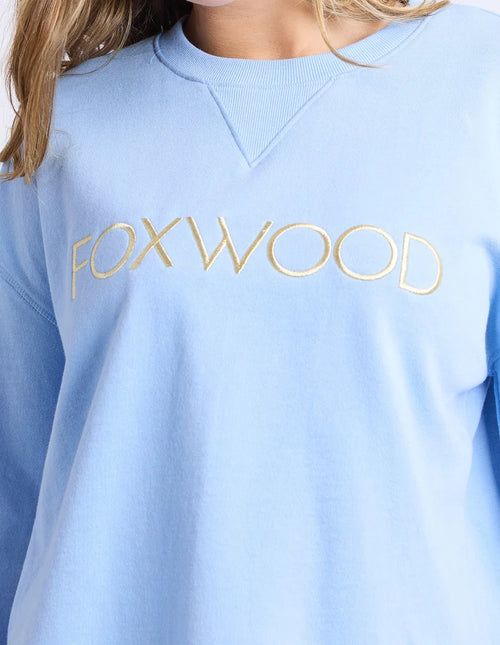 Foxwood - Simplified Metalic Crew Blue/Lemon