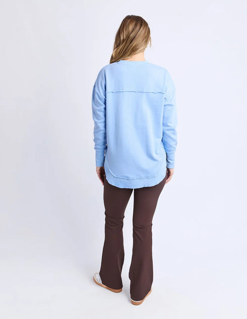 Foxwood - Simplified Metalic Crew Blue/Lemon