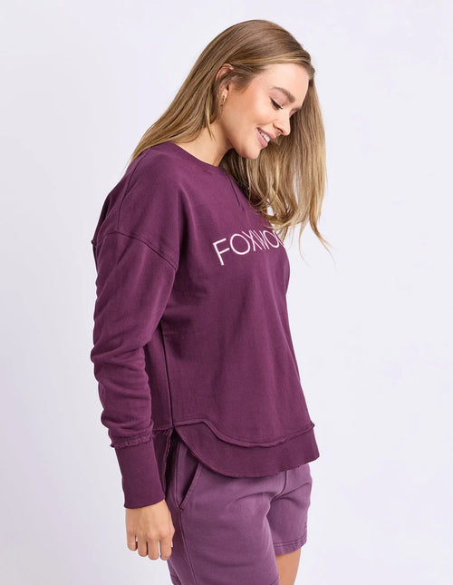 Foxwood - Simplified Metalic Crew in Plum