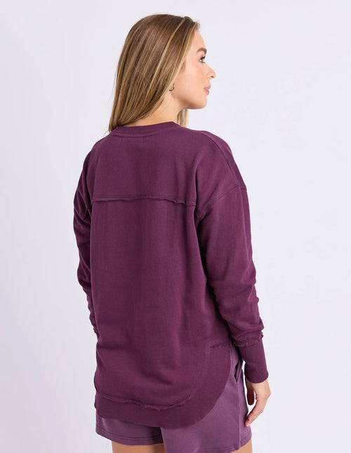 Foxwood - Simplified Metalic Crew in Plum