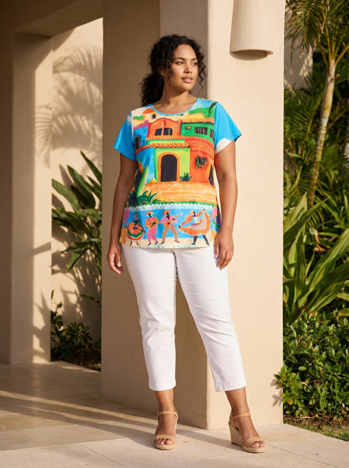 Oriantique - T-Shirt Contemporary Crew Mexicana