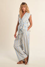 Molly Bracken - Wide Leg Stripe Pant LA1887EP