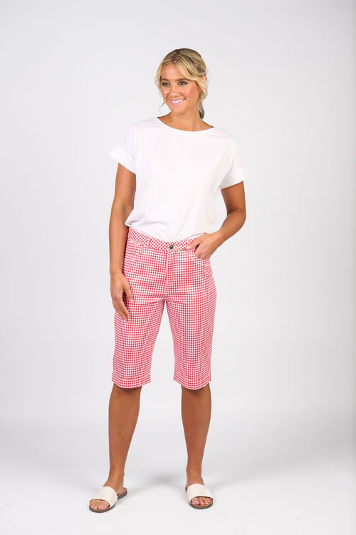 Vassalli - Printed Lightweight Straight Leg Short H1001ALW