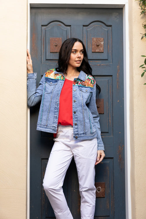 Orientique - Jardin Exotique Jacket Denim Patch