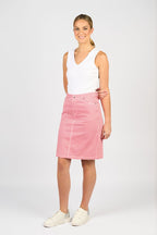 Vassalli - Printed Lightweight Skirt with Centre Back Vent 2101
