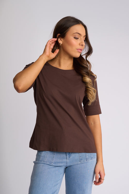 Vassalli - Hudson Top in Chocolate