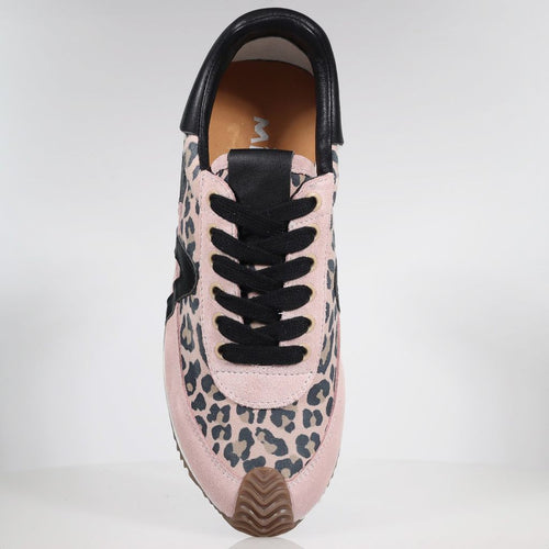 MINX - MARVEL Sneaker in Blush Suede Leopard
