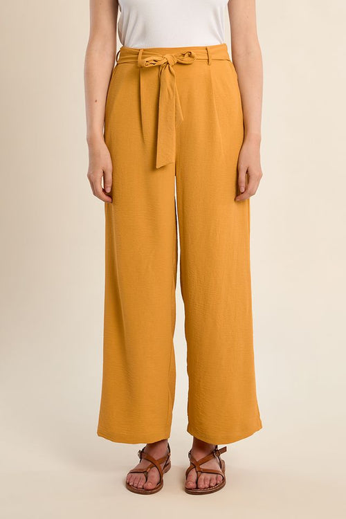 Molly Bracken - Wide Leg Pant in Mango Yellow G900EE
